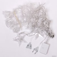 Гирлянда бахрома Серпантин Бахрома Волшебство 2.5 м 126 ламп LED (теплый белый)