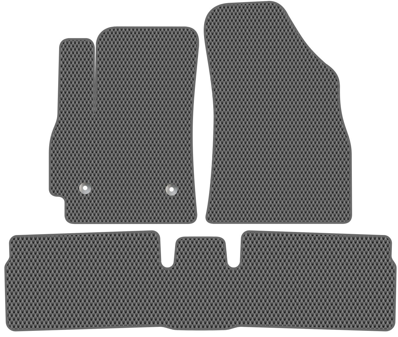 

Комплект ковриков для авто Alicosta Omoda C5 I (suv) 2021 - Н.В. (серый, ромб)