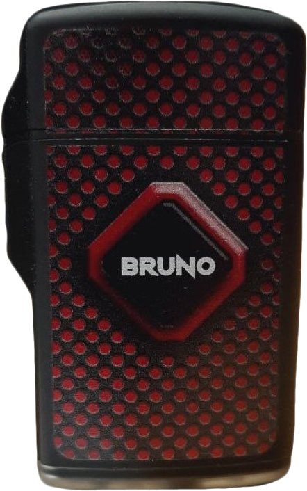 

Зажигалка Bruno Jet Rubberized (графика, змеиная кожа, черный/красный)
