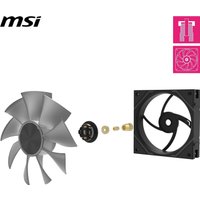 Комплект вентиляторов для корпуса MSI MPG EZ120 ARGB (белый, 3 шт.)