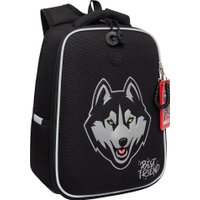 Школьный рюкзак Grizzly RAw-595-10 (черный/серый)