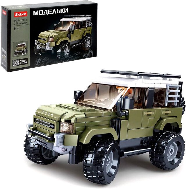 

Конструктор Sluban Модельки. Внедорожник M38-B1015 9590286
