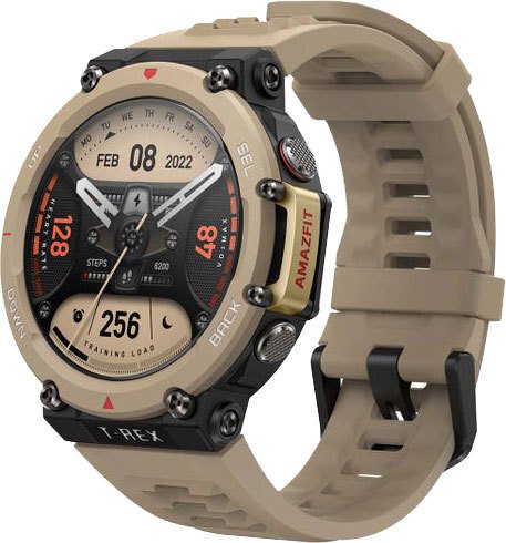 

Умные часы Amazfit T-Rex 2 (пустынный хаки)