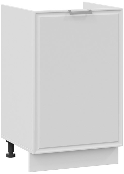 

Шкаф напольный Трия Белладжио 1Н5М (белый/фон белый)