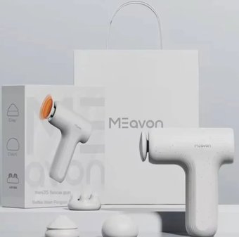 Перкуссионный массажер Meavon Mini 3S (белый)