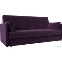 Диван Лига диванов Лига-018 117847 (велюр фиолетовый)