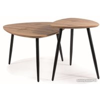 Журнальный столик Signal Twin (дуб артизан/черный)