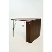 Стол-книга Stoloff Мечта 1600x850 (орех, опоры складные, углы закругленные с роликами и ручками)