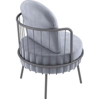 Диван Sheffilton SHT-DS286 (стальной серый/каттара/графит муар)