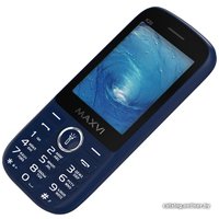 Кнопочный телефон Maxvi K20 (синий)