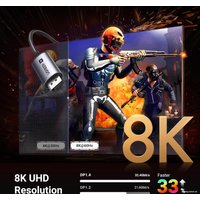 Кабель Ugreen CM556 USB Type-C - DisplayPort (1 м)