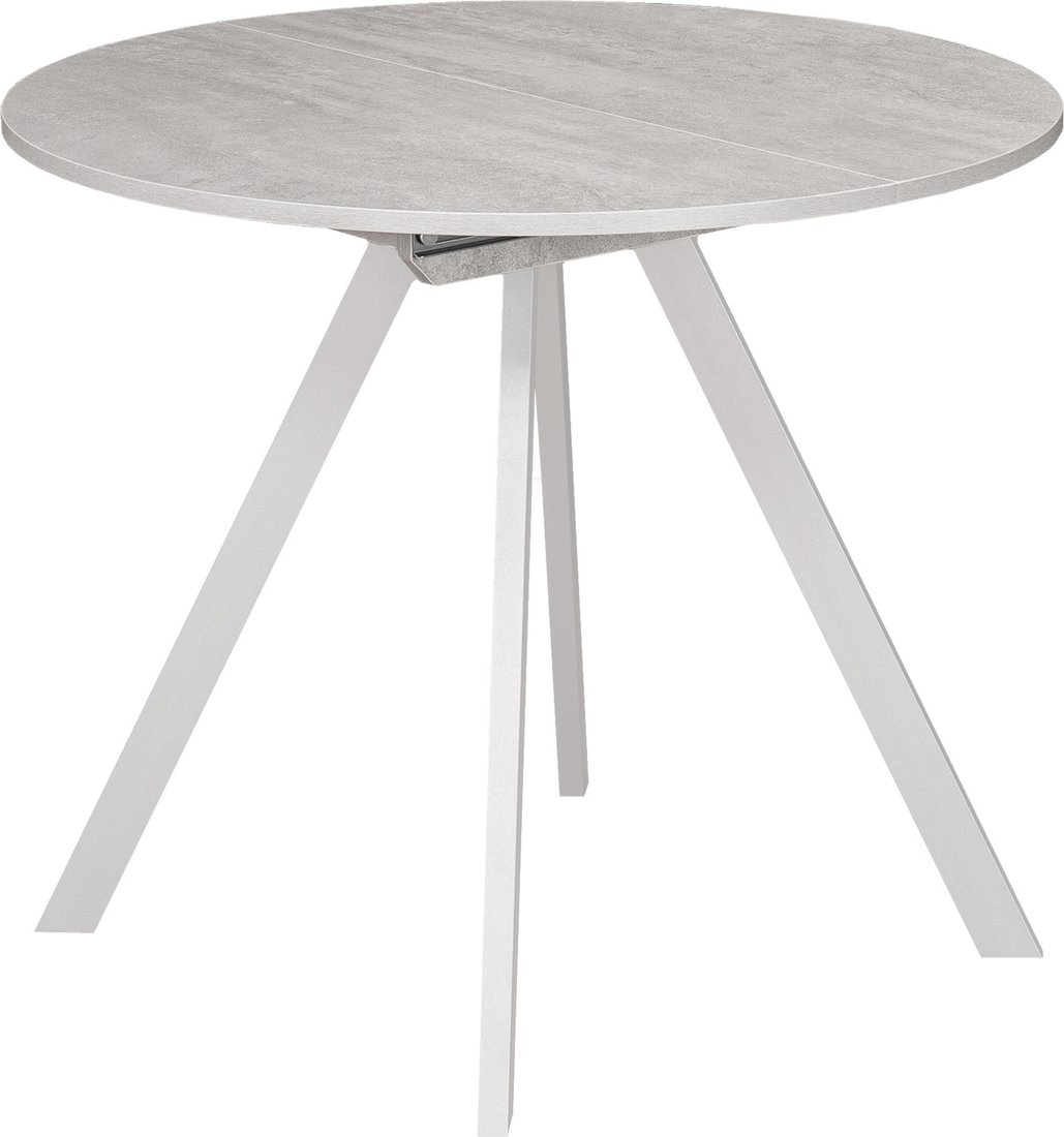 

Кухонный стол Древпром М156 Пралеска ДП1-02-11 (бетон метрополитан/белый матовый)