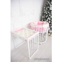 Кроватка-трансформер ArtWood 7 в 1 (ольха, венге, прорезиненные колеса)