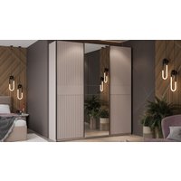 Шкаф-купе Трия Оскар Тиффани Т2 2100 282761 (черный/кашемир/кашемир матовый)