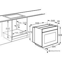 Электрический духовой шкаф Electrolux EOA3400AOX