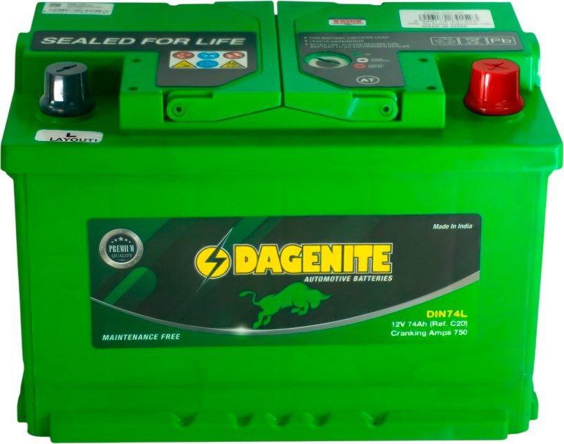 

Автомобильный аккумулятор DAGENITE L+ (74 А·ч)
