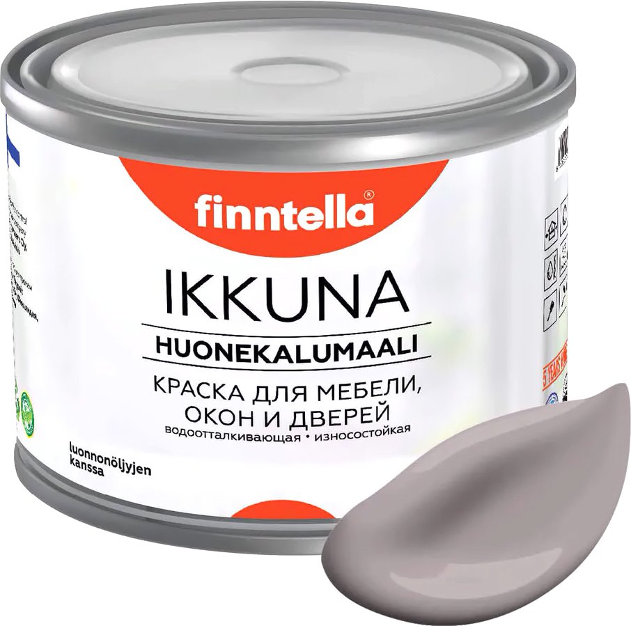 

Краска Finntella Ikkuna Violetti Usva F-34-1-9-FL106 9 л (серо-лиловый)