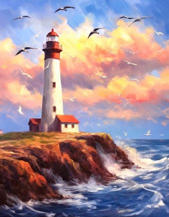 Алмазная мозаика  ArtCity Маяк VA817