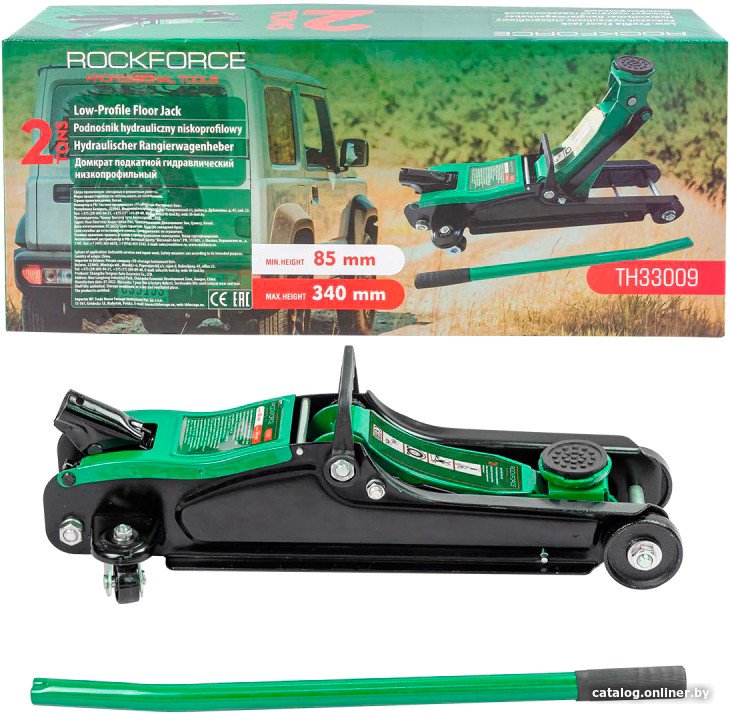Подкатной домкрат RockForce RF-TH33009 2т