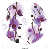 Скатерть JoyArty Орхидеи rtcf01_50381 (150х150)