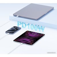 Кабель Baseus Superior Series 2 Fast Charging Data Cable 100W USB Type-C - USB Type-C (2 м, белый)