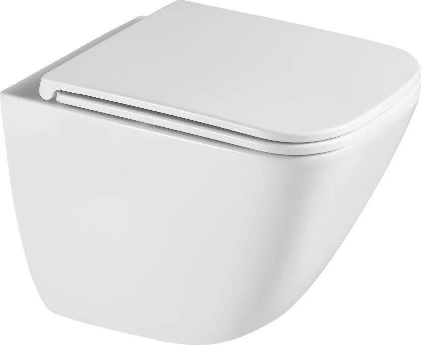 Унитаз подвесной Abber Rechteck AC1220TC (белый)
