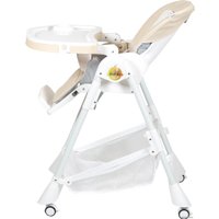 Высокий стульчик ForKiddy Podium Toys 0+ (кремовый, дуга зоопарк)