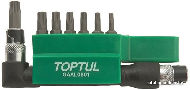 Набор отвертка с битами Toptul GAAL0801 8 предметов