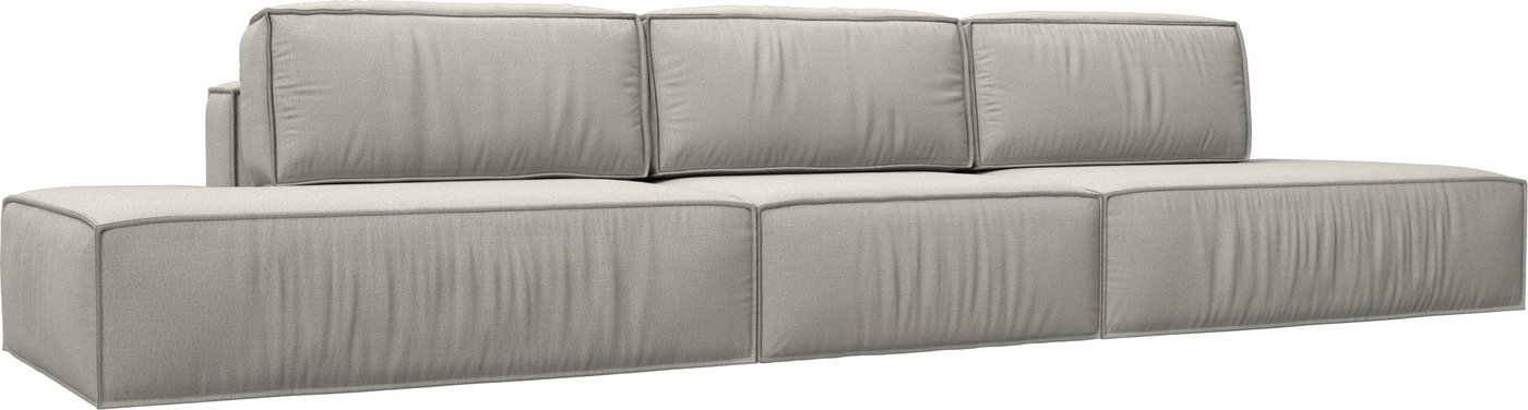 

Диван Лига диванов Прага лофт лонг 125023 (рогожка амур бежевый)