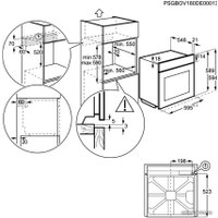 Электрический духовой шкаф Electrolux KOCDH71X в Барановичах