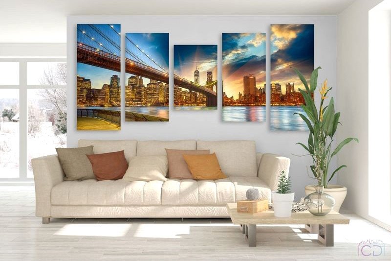 

Модульная картина Citydecor Новый год 1.83 60x90 см