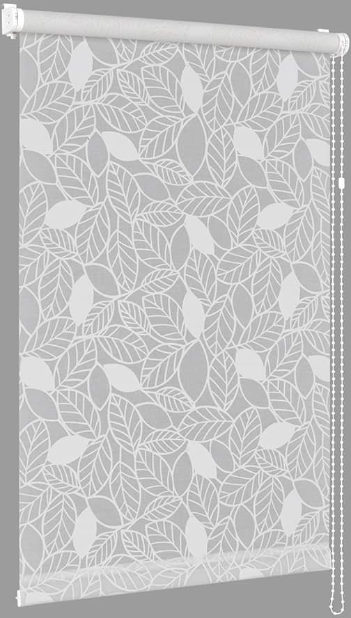 

Рулонные шторы Delfa СРШ 03Д2403 150x170 (рисунок лавр, белый)