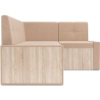 Угловой диван Мебель-АРС Таллин 191x83x121 (бежевый Luna 061)