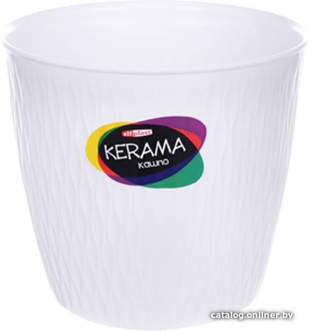 Кашпо Эльфпласт Kerama 496 4.6 л (белый)