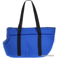 Сумка-переноска Happy Friends №1 (синий, мех серый)