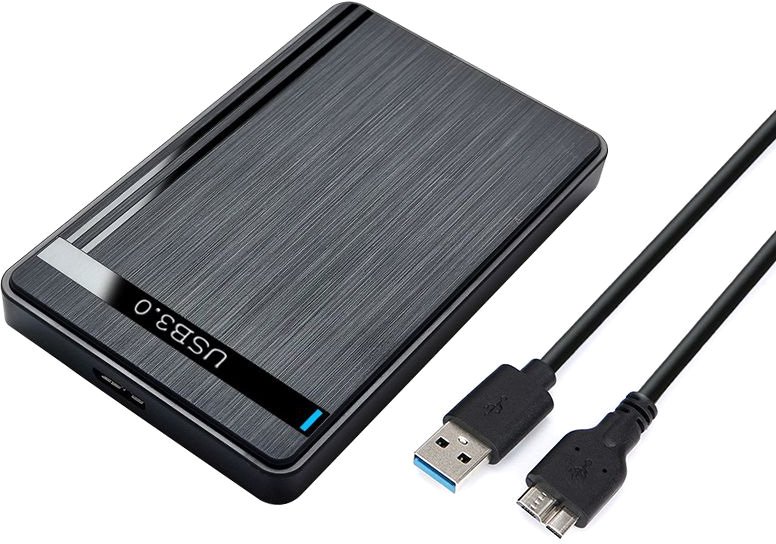 

Бокс для накопителей 2.5" USBTOP SATA – MiniUBS – USB 3.0 (для жесткого диска SSD/HDD 2.5”, черный)