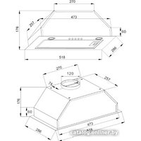 Кухонная вытяжка Hansa OMP6212SIH