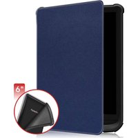 Обложка для электронной книги JFK для PocketBook Touch HD 3/617/616/627/632/633/628/606/Colour/Touch Lux 4/Lux 3/Lux 5/Basic Lux 2/Basic 4 (темно-синий)