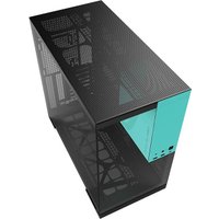 Корпус Geometric Future Model 5 (черный/бирюзовый)