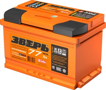 Автомобильный аккумулятор Зверь 6CT-77 AЗУ R (77 А/ч)
