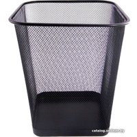 Корзина для бумаг Feniks сетчатая квадратная 20 л (черный)