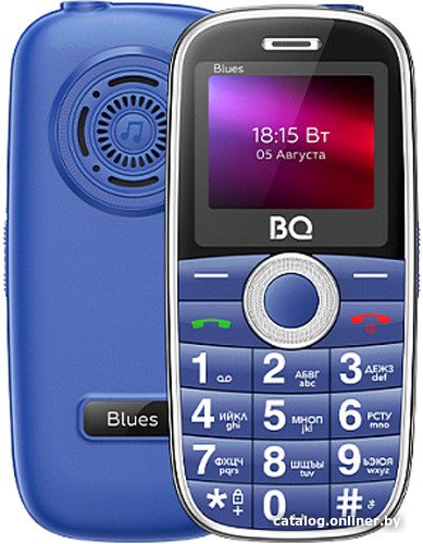Кнопочный телефон BQ BQ-1867 Blues (синий)