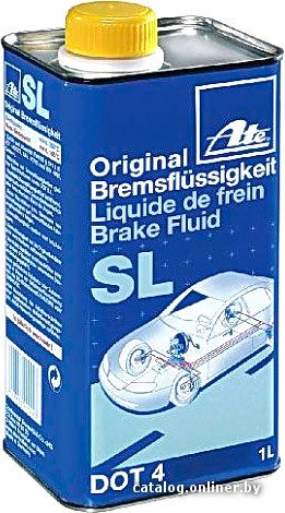 Тормозная жидкость ATE Brake Fluid SL DOT4 1л