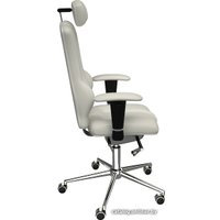 Офисное кресло Kulik System Elegance (с подголовником, белый)
