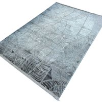 Ковер для жилой комнаты Radjab Carpet Марсель NP 425 Прямоугольник 11607RK (3x5, Grey)