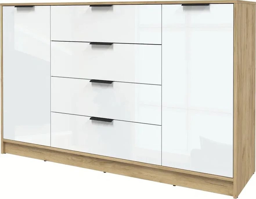 

Тумба Интерлиния Концепт КТ-Т160 Глосс (дуб золотой/белый глянец)