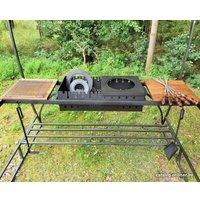 Мангал для дачи Progrill Лондон + жаровня XL 75x35 см (5 мм)