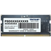 Оперативная память Patriot Signature Line 32ГБ DDR5 SODIMM 5600 МГц PSD532G56002S