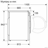 Сушильная машина Bosch Serie 6 WQG2410GPL