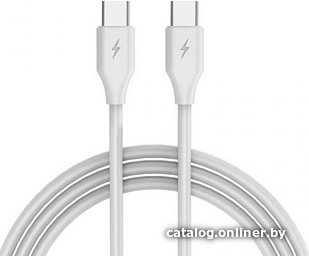 Кабель Digital Part TC-01 USB Type-C - USB Type-C (1 м, белый)